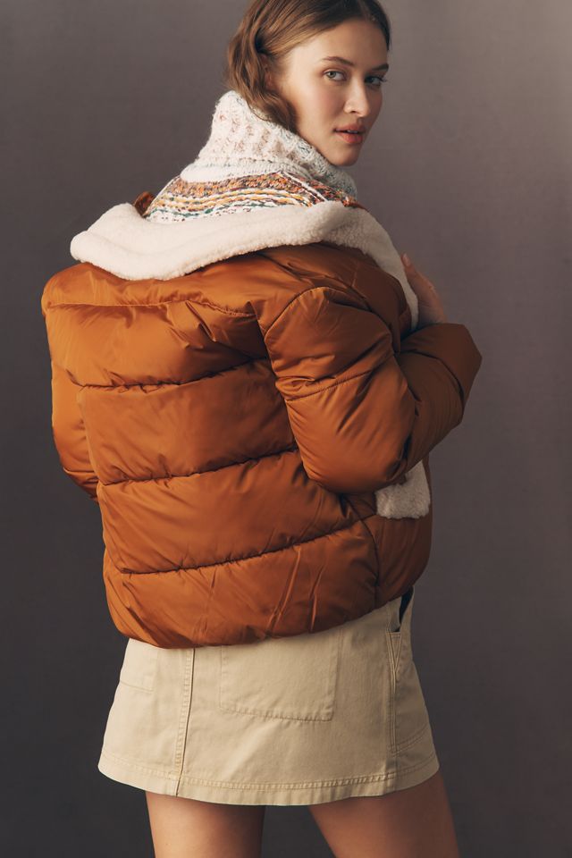 Save The Duck Faux-Shearling Puffer Jacket #3