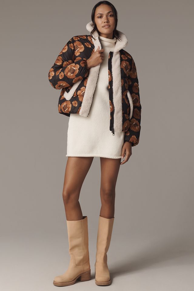 Save The Duck Faux-Shearling Puffer Jacket #3