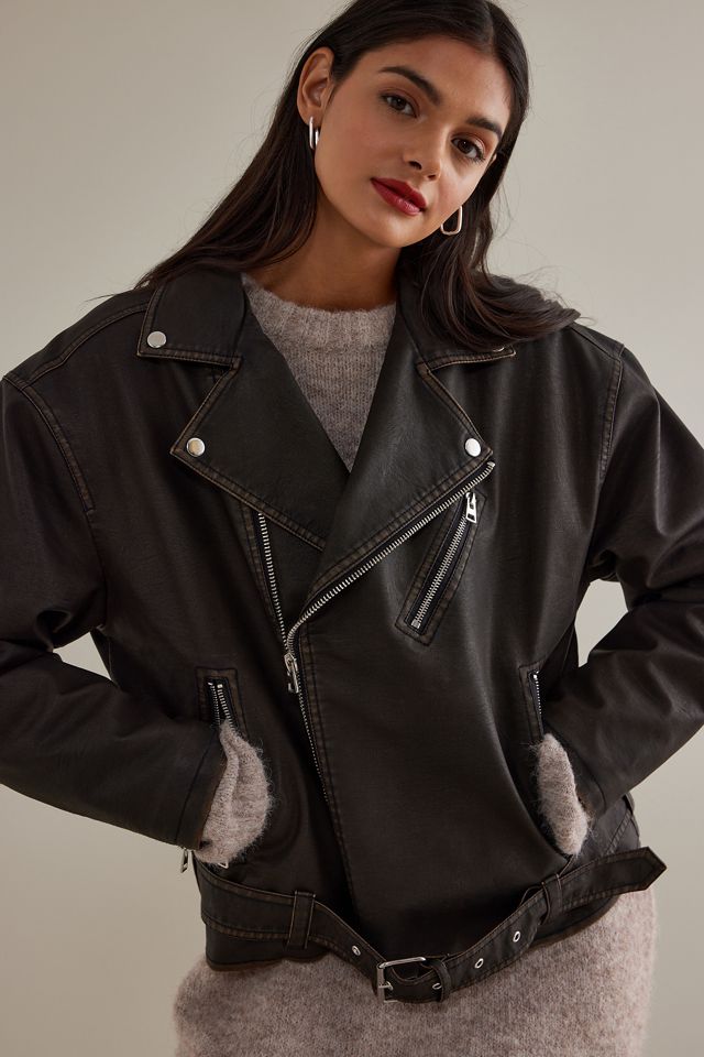 Perfecto oversize imitation cuir #4