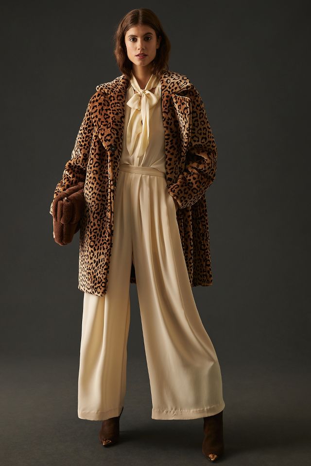 Leopard coat outlet anthropologie