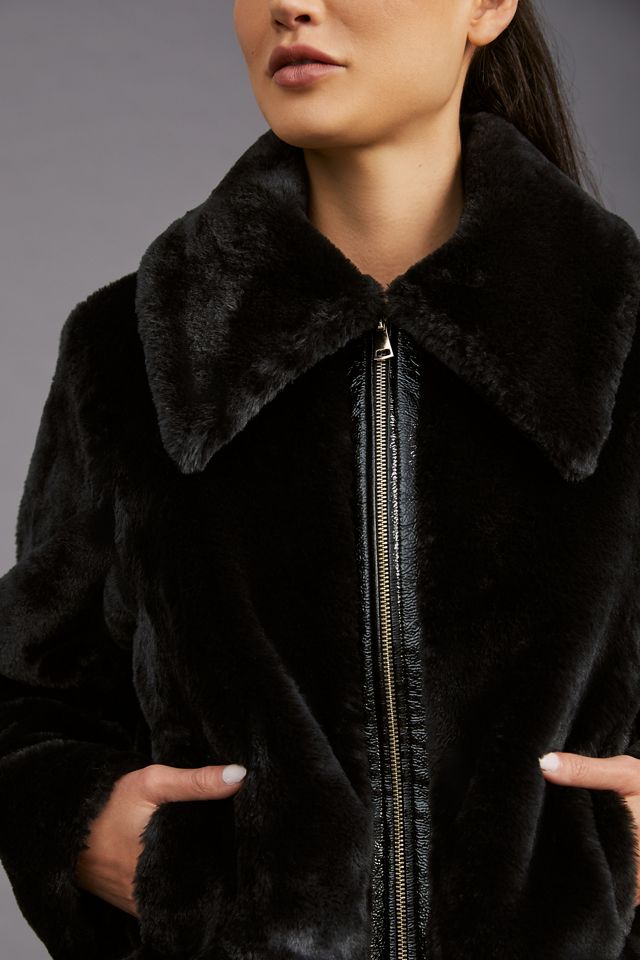 Maeve Faux Fur Jacket #3