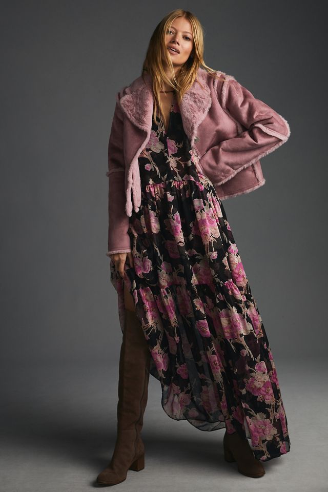 By Anthropologie Reversible Sherpa Jacket #1