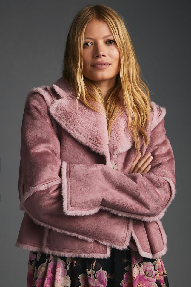 By Anthropologie Reversible Sherpa Jacket #3