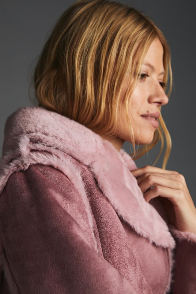 By Anthropologie Reversible Sherpa Jacket #4