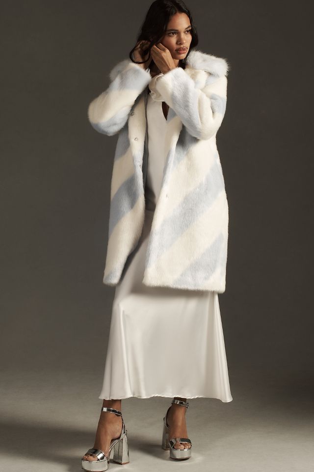 Faux fur 2024 coat anthropologie