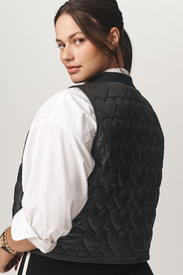 Maeve Heart Quilted Vest #1