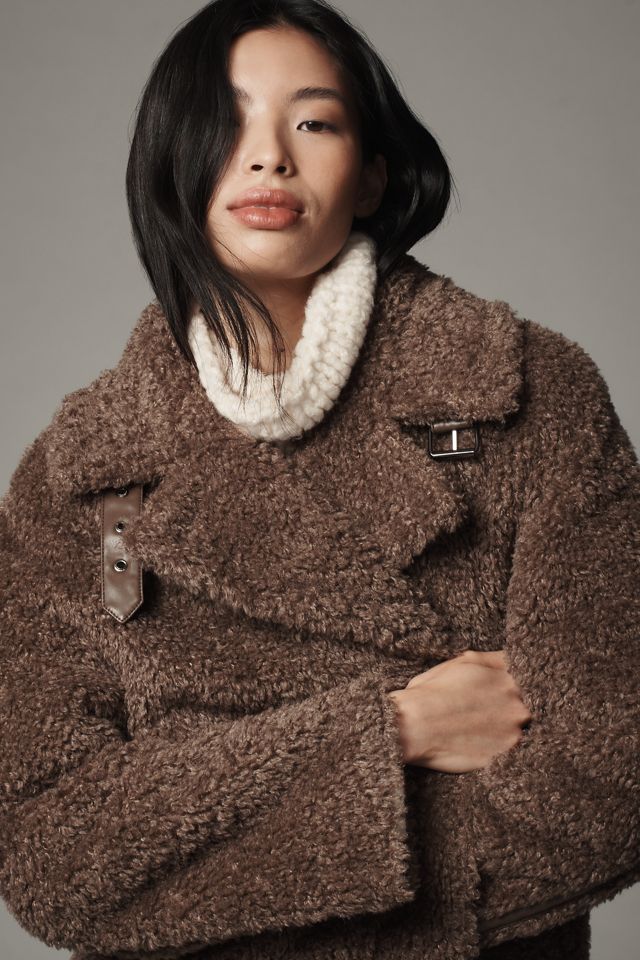 Pilcro Reversible Faux-Shearling Coat #1