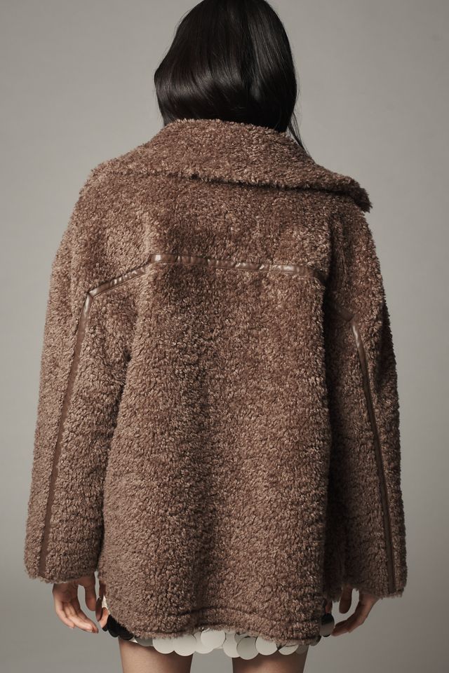 Pilcro Reversible Faux-Shearling Coat #2