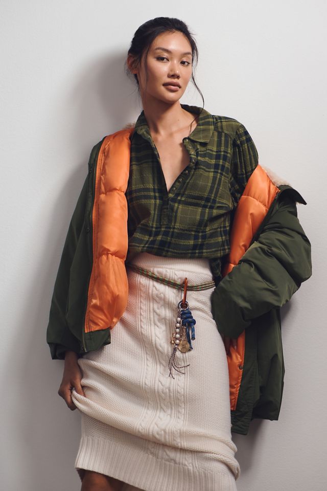 Pilcro Hooded Bubble Jacket #5