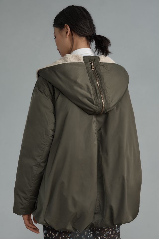Pilcro Hooded Bubble Jacket #1