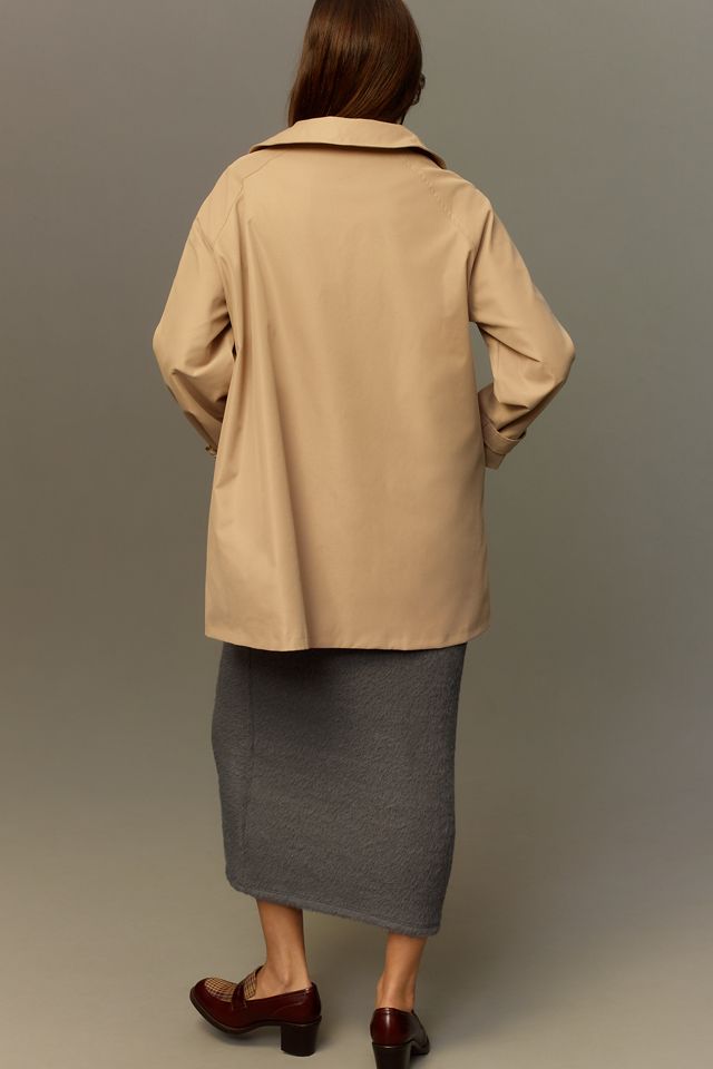 Maeve Bow Toggle Trench Coat #3