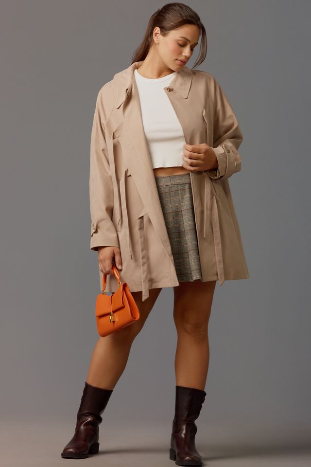 Maeve Bow Toggle Trench Coat #8