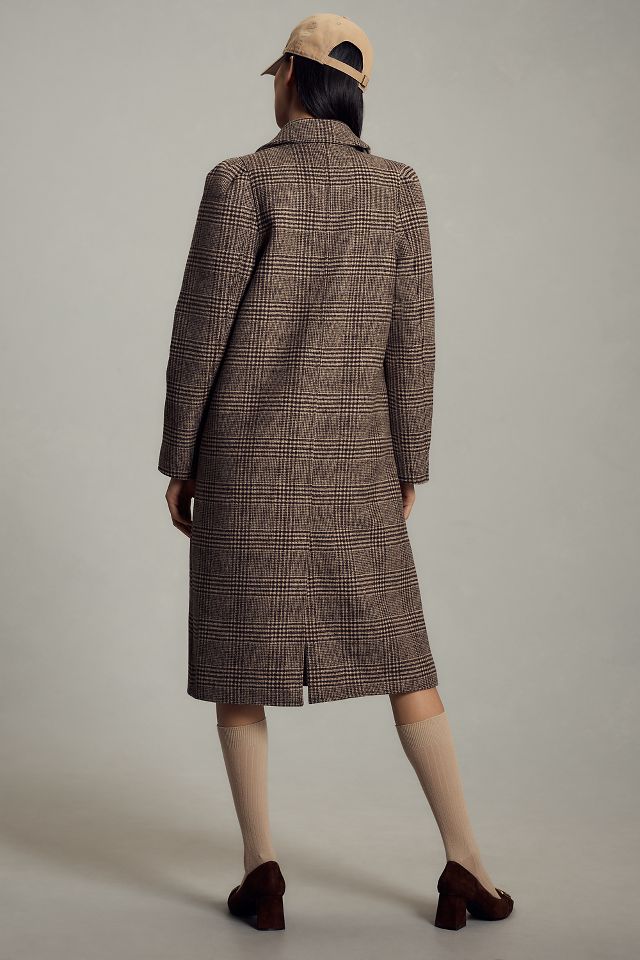 Anthropologie-Cozy deals Wool Blend Puff-Sleeved Coat