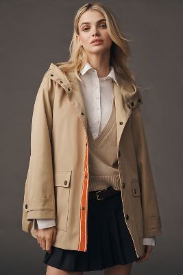 Maeve Hooded Utility Jacket