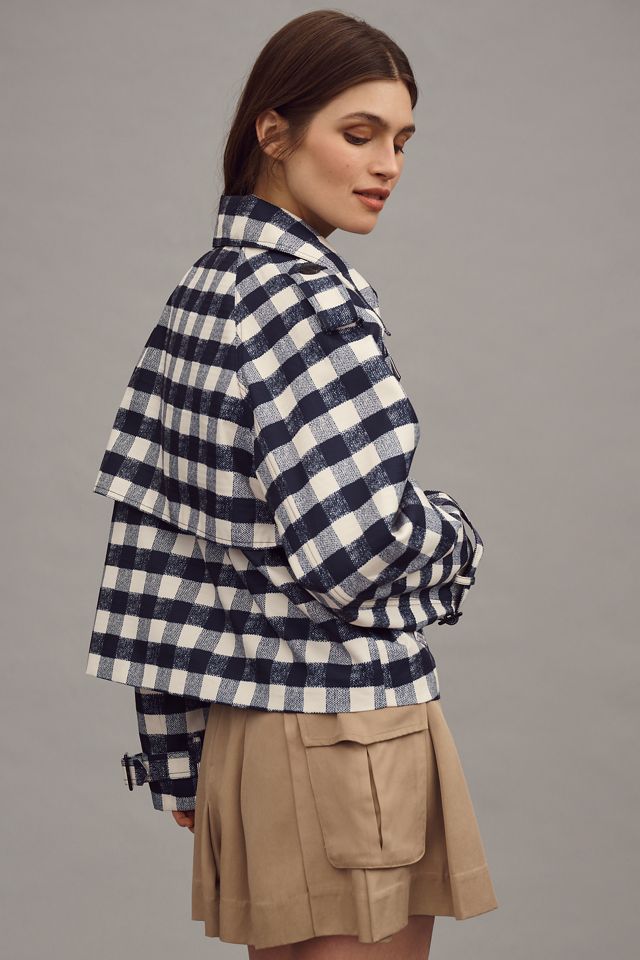 Maeve Crop Trench Coat #2