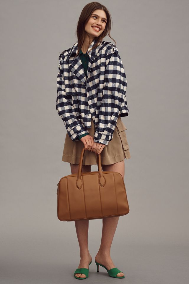 Maeve Crop Trench Coat #3