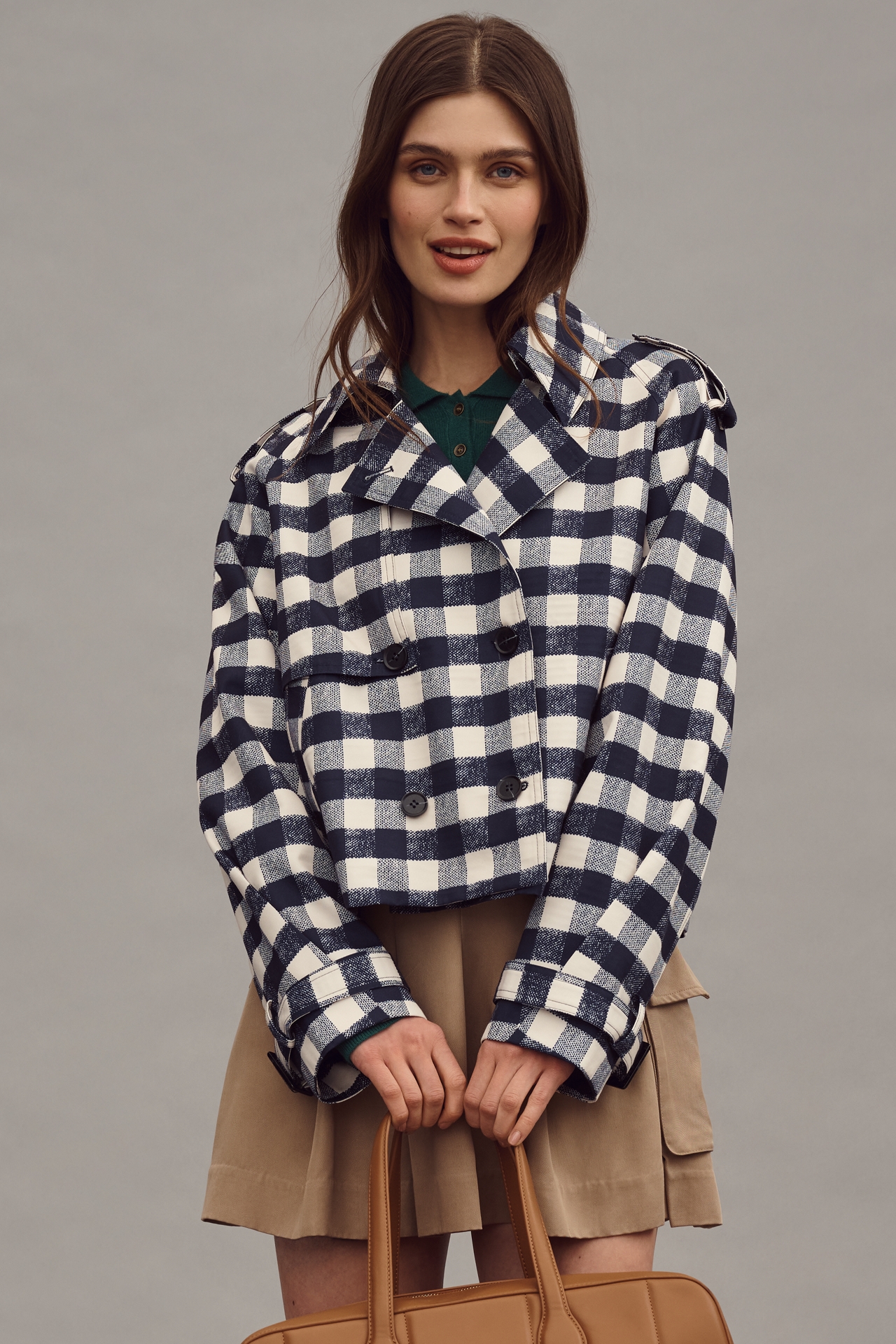 Maeve Crop Trench Coat