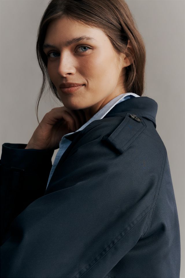 Maeve Crop Trench Coat #2
