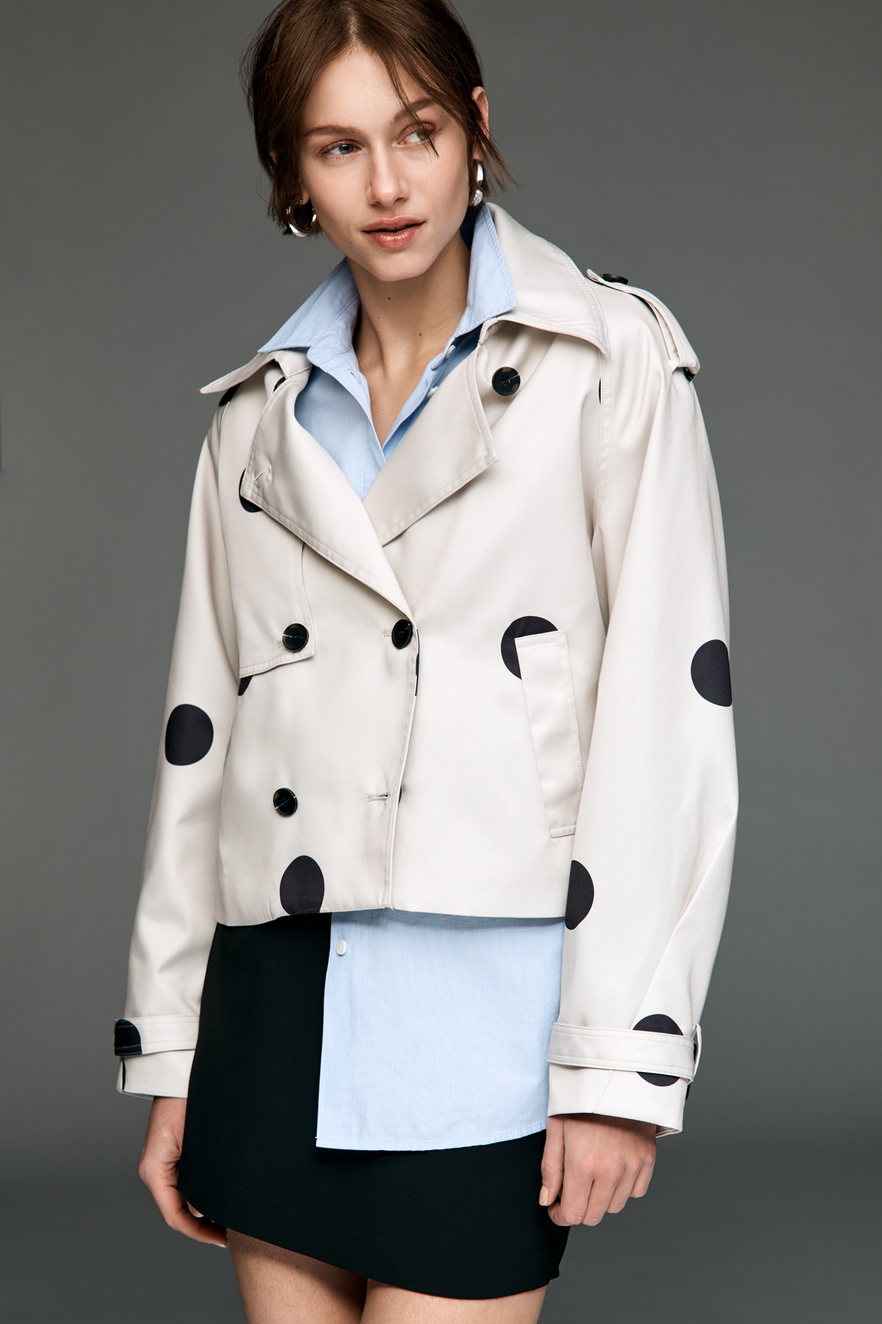 Maeve Crop Trench Coat