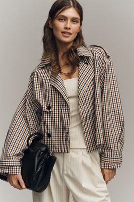 Maeve Crop Trench Coat