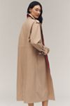Maeve Cinched-Waist Trench Coat