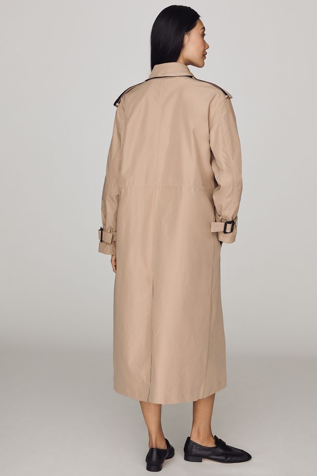 Maeve Cinched-Waist Trench Coat #2