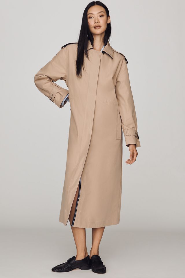 Maeve Cinched-Waist Trench Coat #4