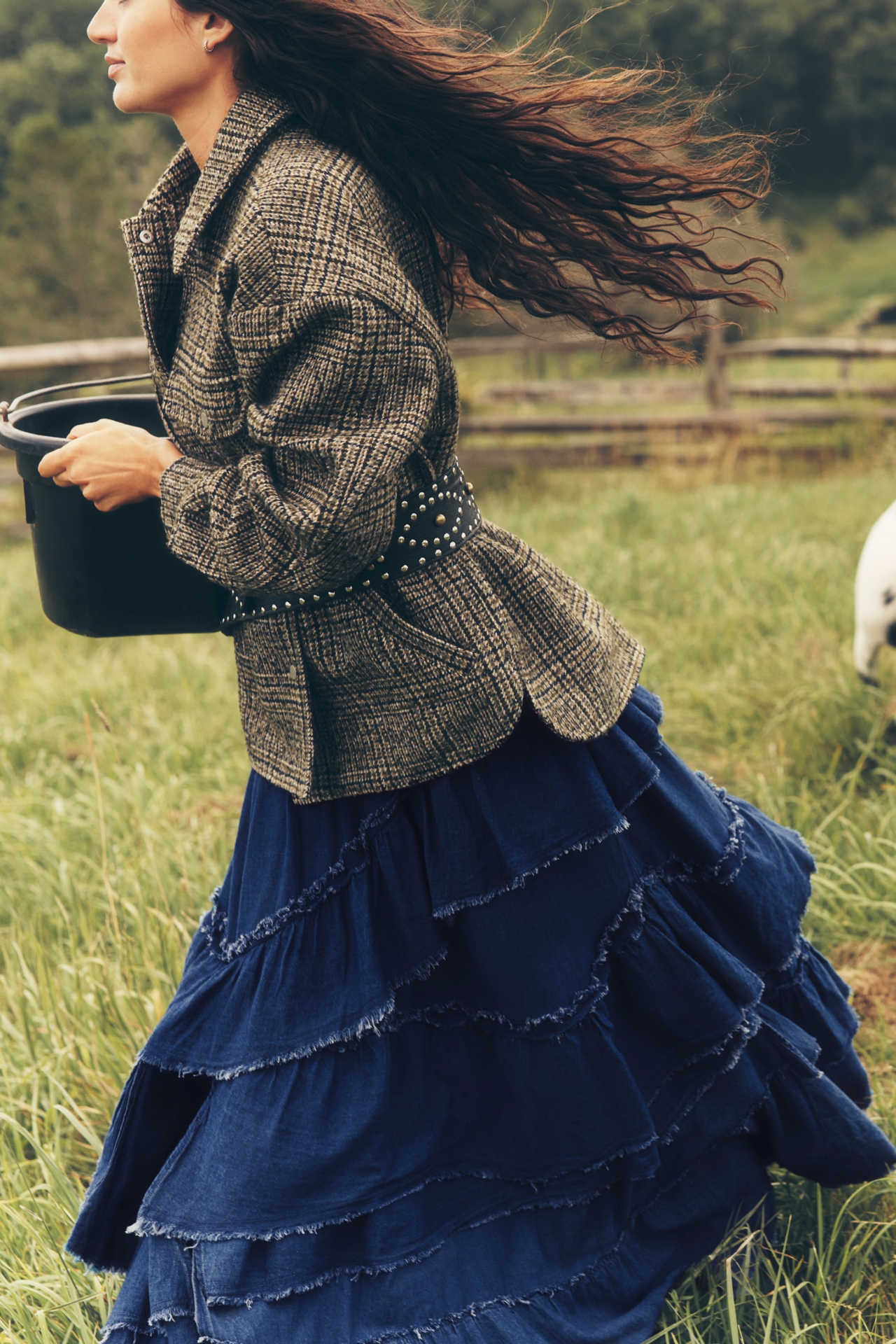 Maeve Tweed Shirt Jacket