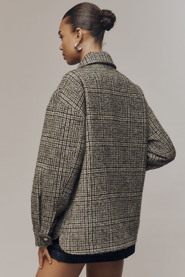 Maeve Tweed Shirt Jacket #6