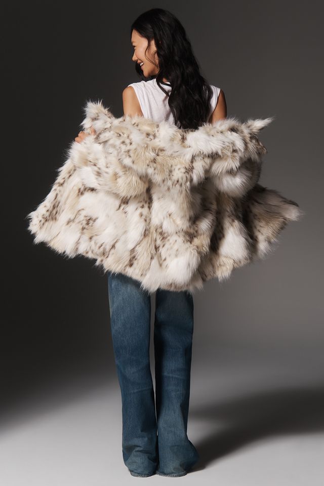 Pilcro Shaggy Faux-Fur Coat #1