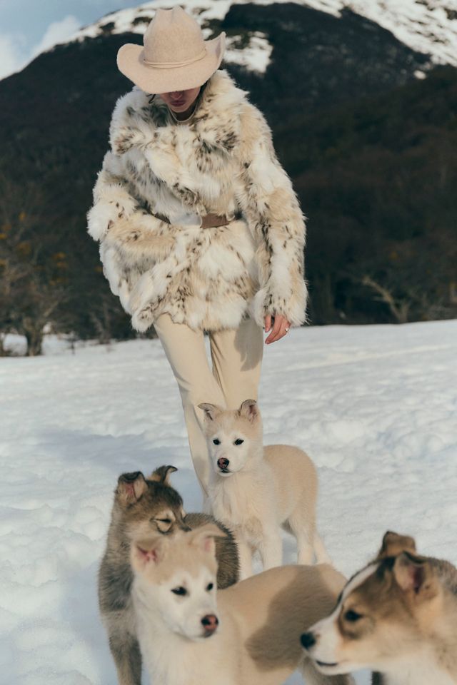 Pilcro Shaggy Faux-Fur Coat #2