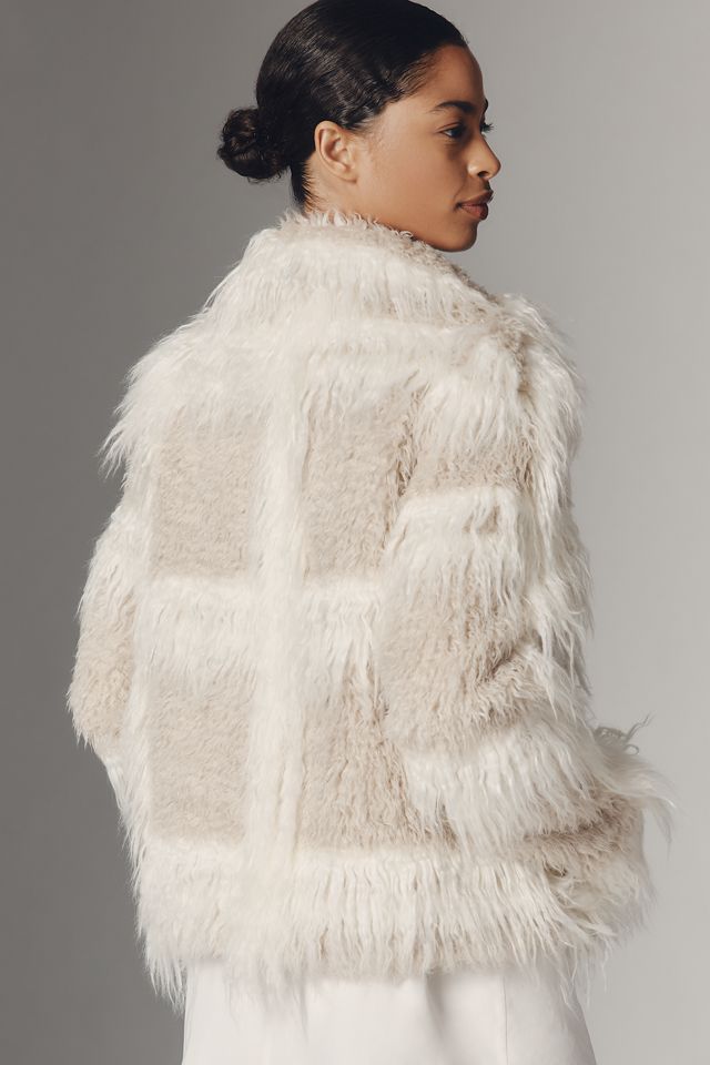Pilcro Shaggy Faux-Fur Coat #3