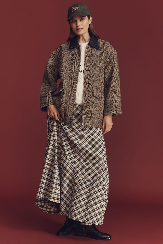 Pilcro Wool Blend Barn Jacket #1