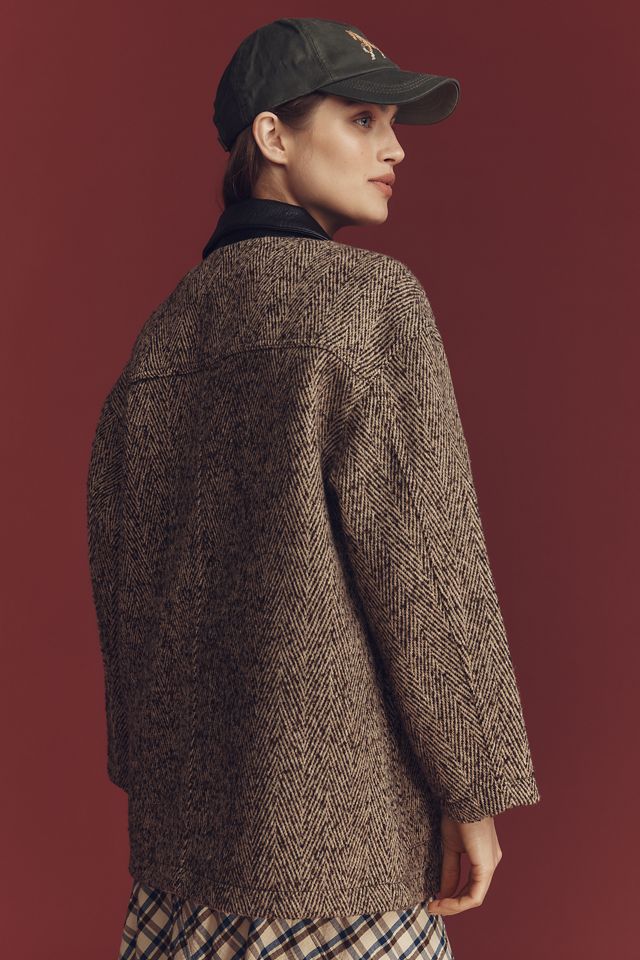 Pilcro Wool Blend Barn Jacket #2