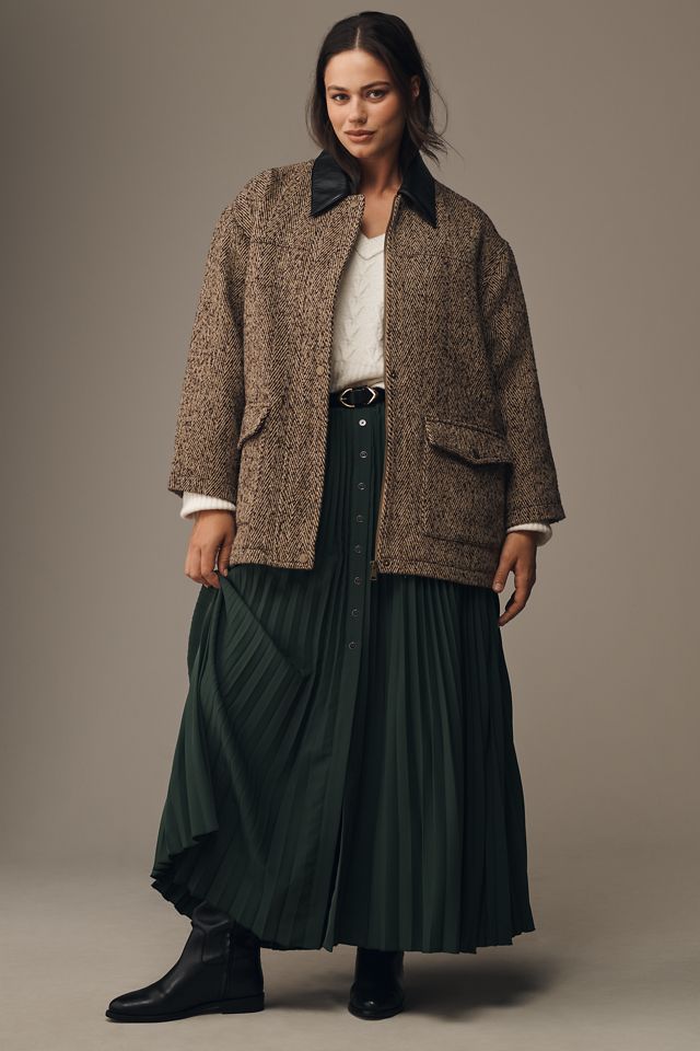 Pilcro Wool Blend Barn Jacket #1