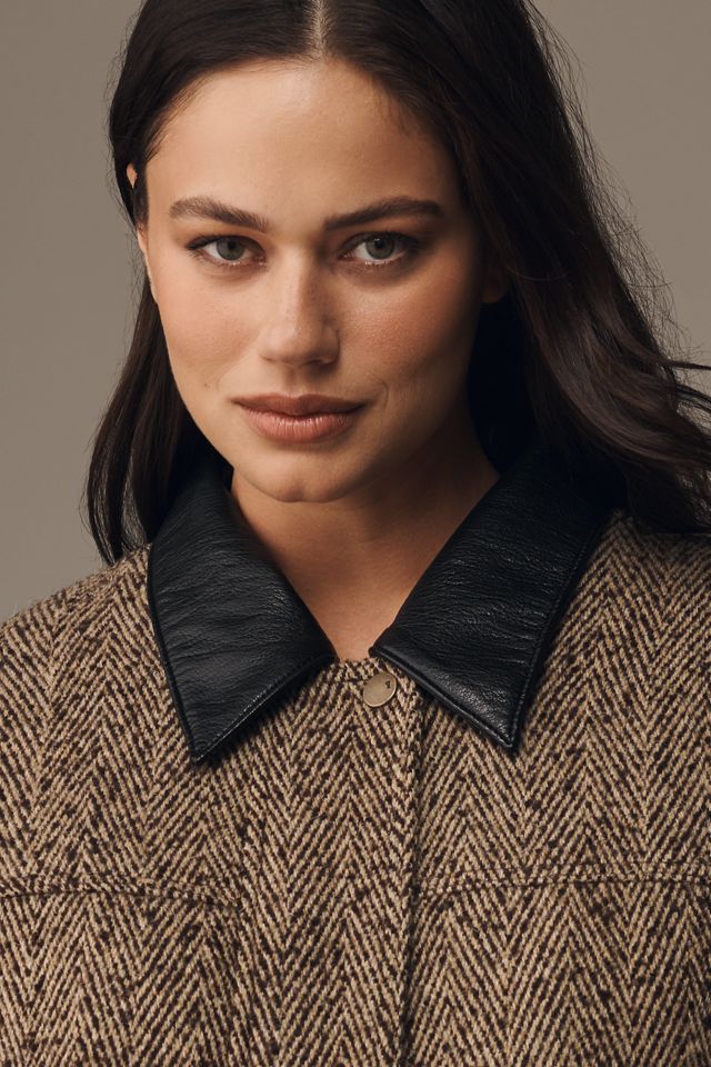 Pilcro Wool Blend Barn Jacket #2
