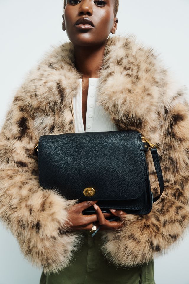 Maeve Rae Faux Fur Cropped Jacket #3