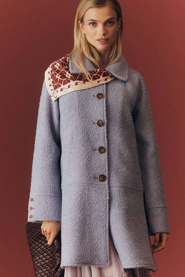 Maeve Wool Blend Drop-Waist Coat #3