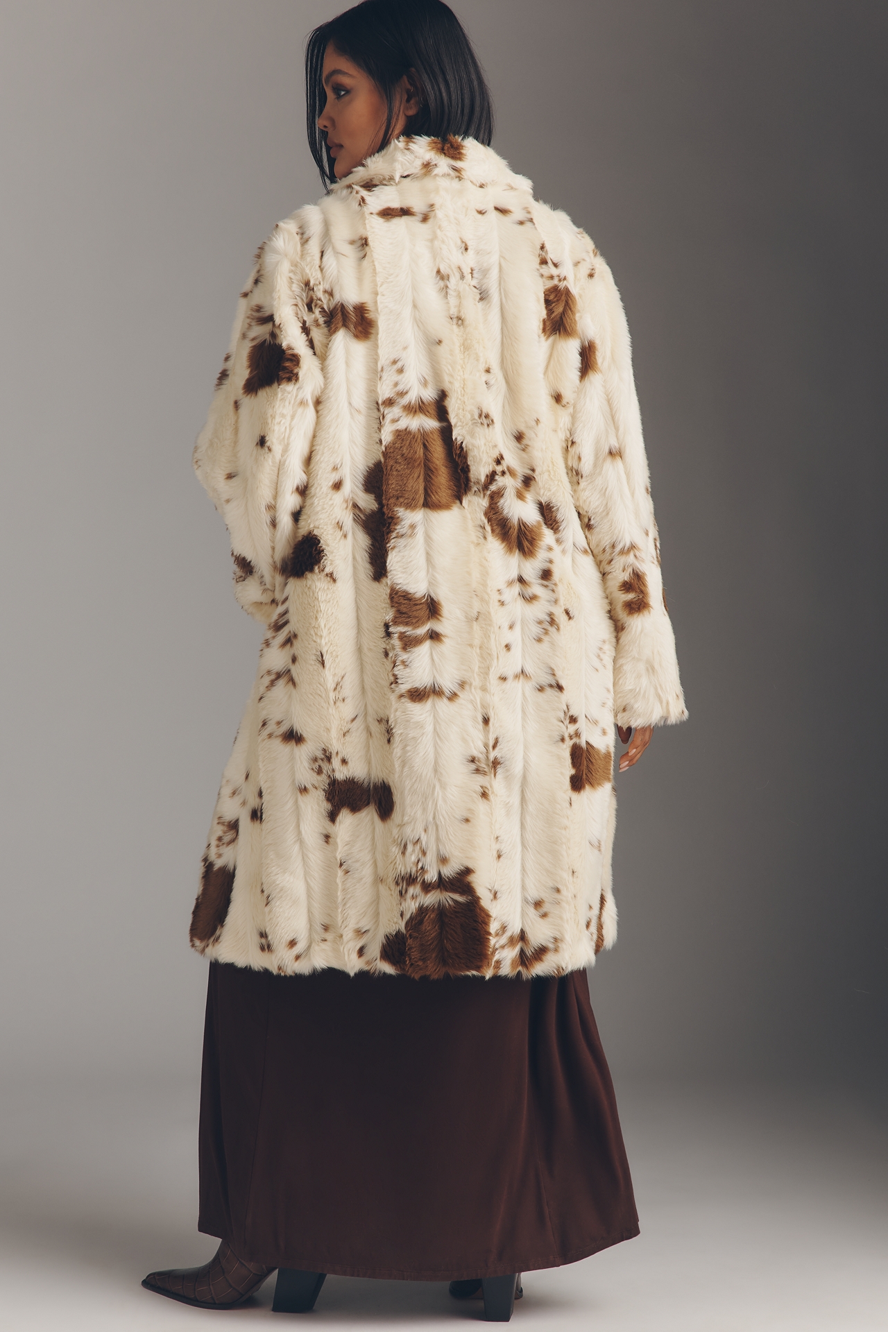 Maeve Grand Glam Faux Fur Coat