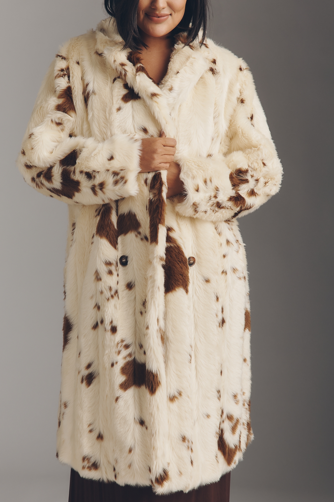Maeve Grand Glam Faux Fur Coat