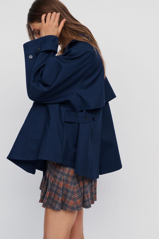 Maeve Lyonne Funnel-Neck Cape Jacket #2