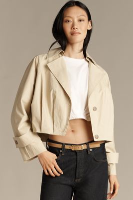 Maeve Cropped Trenchcoat