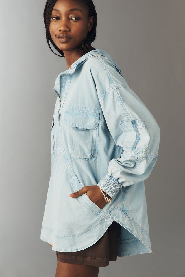 Pilcro Lakeside Popover Jacket | Anthropologie