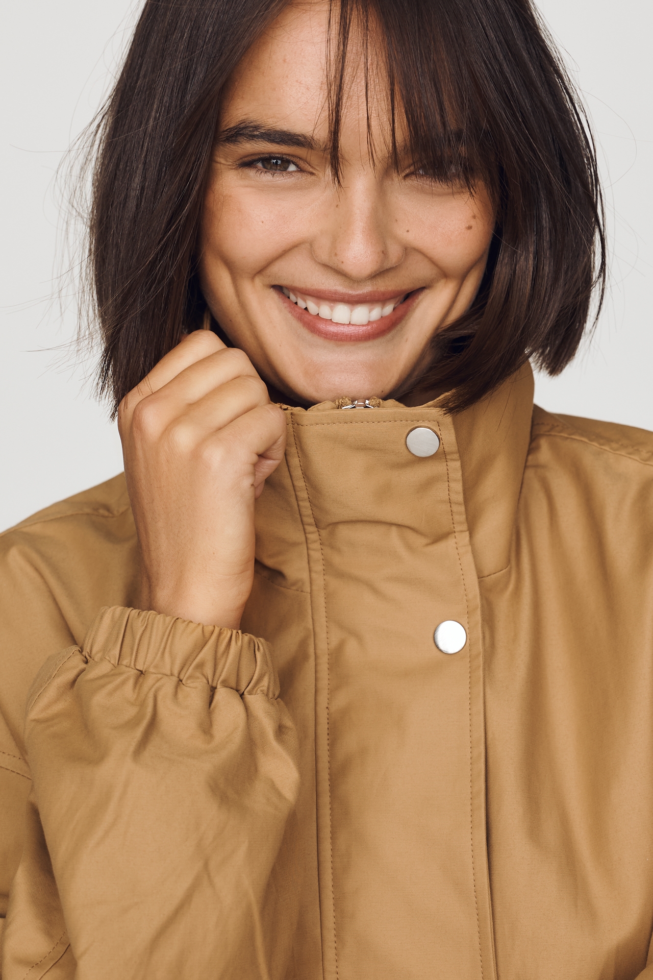Maeve Funnel-Neck Tech Jacket