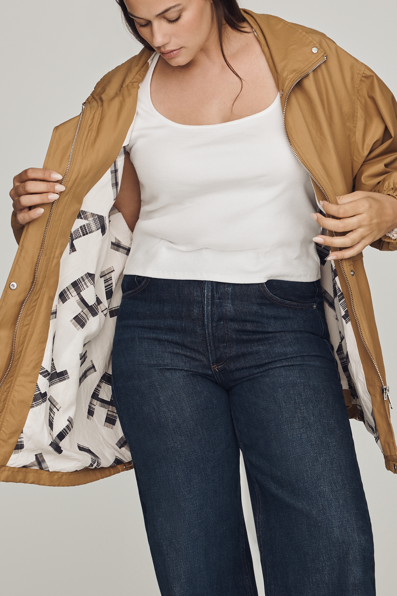 Maeve Funnel-Neck Tech Jacket
