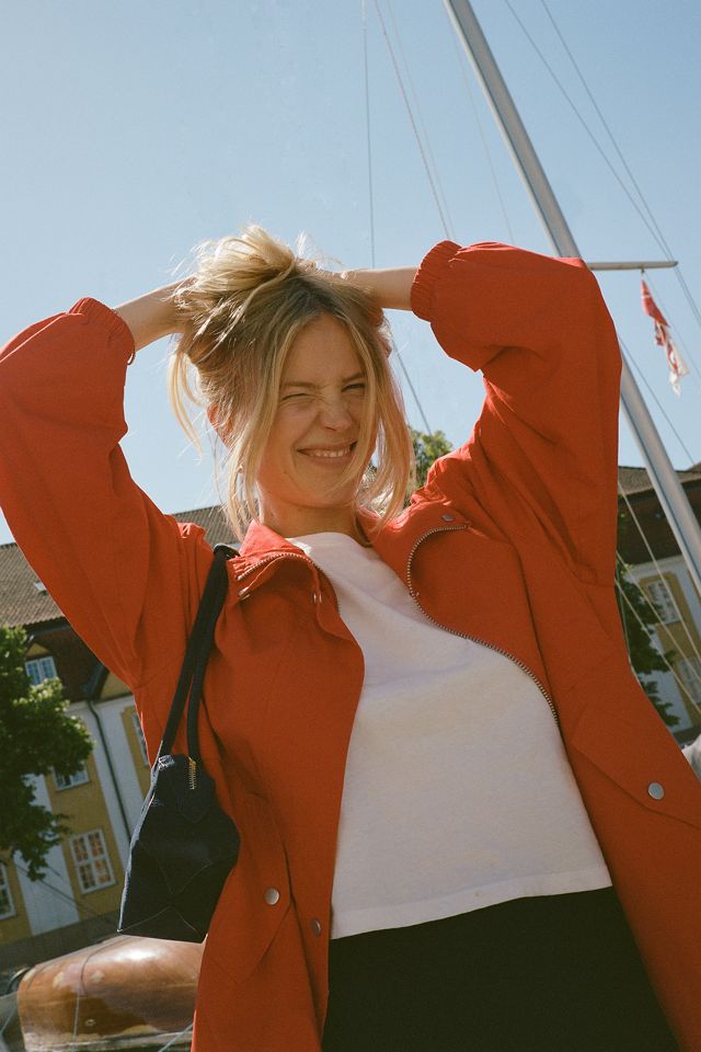 Maeve Funnel-Neck Tech Jacket #1