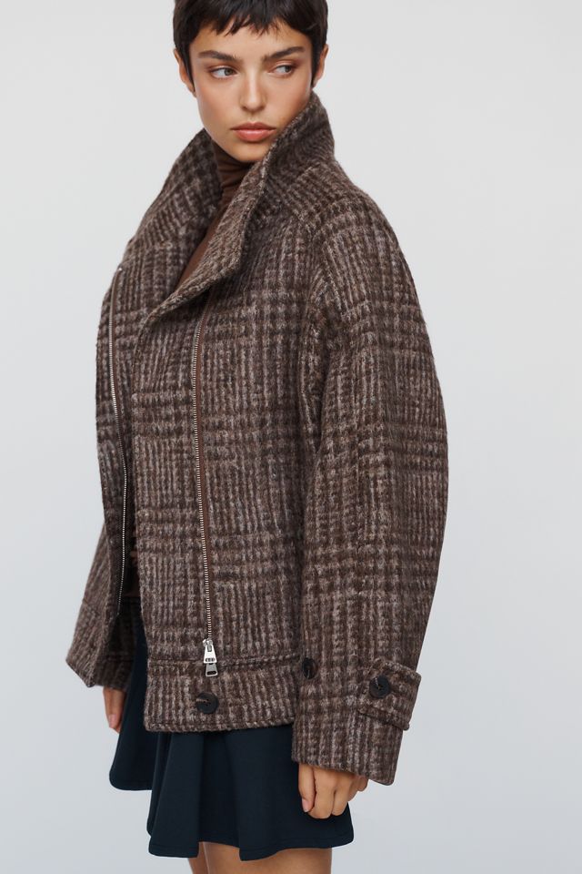 Maeve Funnel-Neck Coat #1