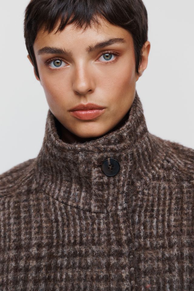 Maeve Funnel-Neck Coat #2