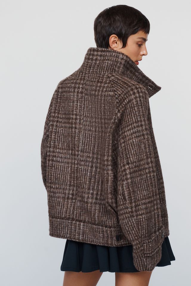 Maeve Funnel-Neck Coat #3