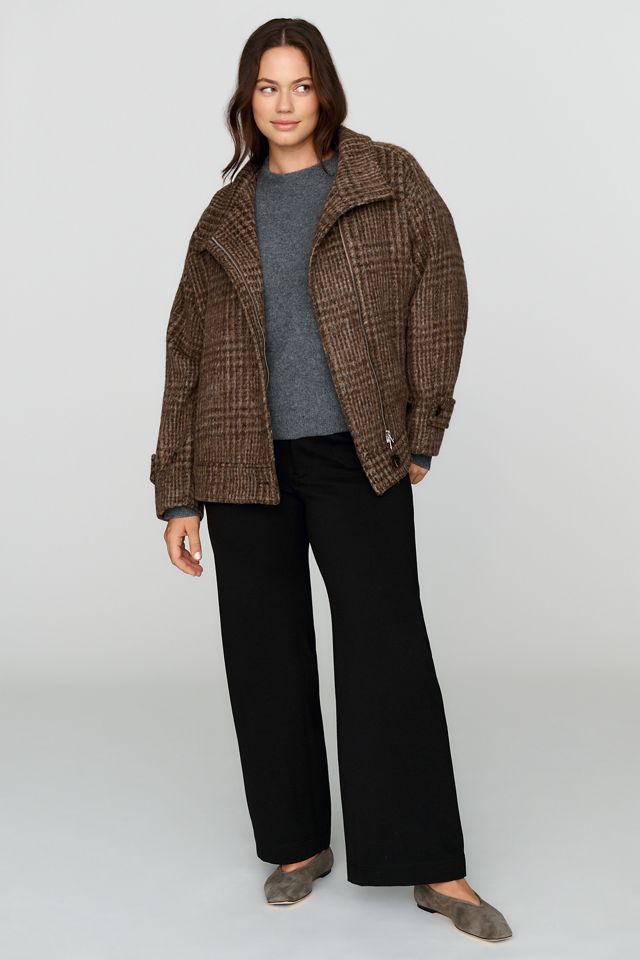 Maeve Funnel Neck Coat #8